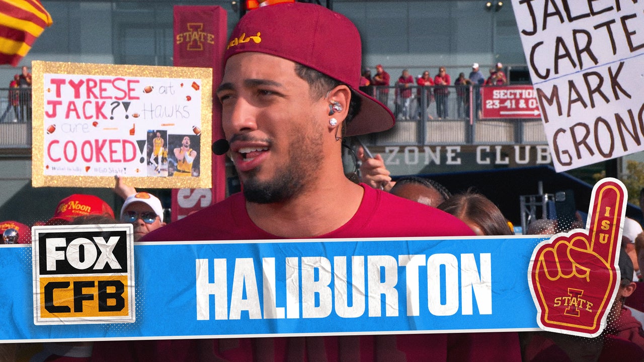 Tyrese Haliburton Supports Iowa State at Cy-Hawk Rivalry Game