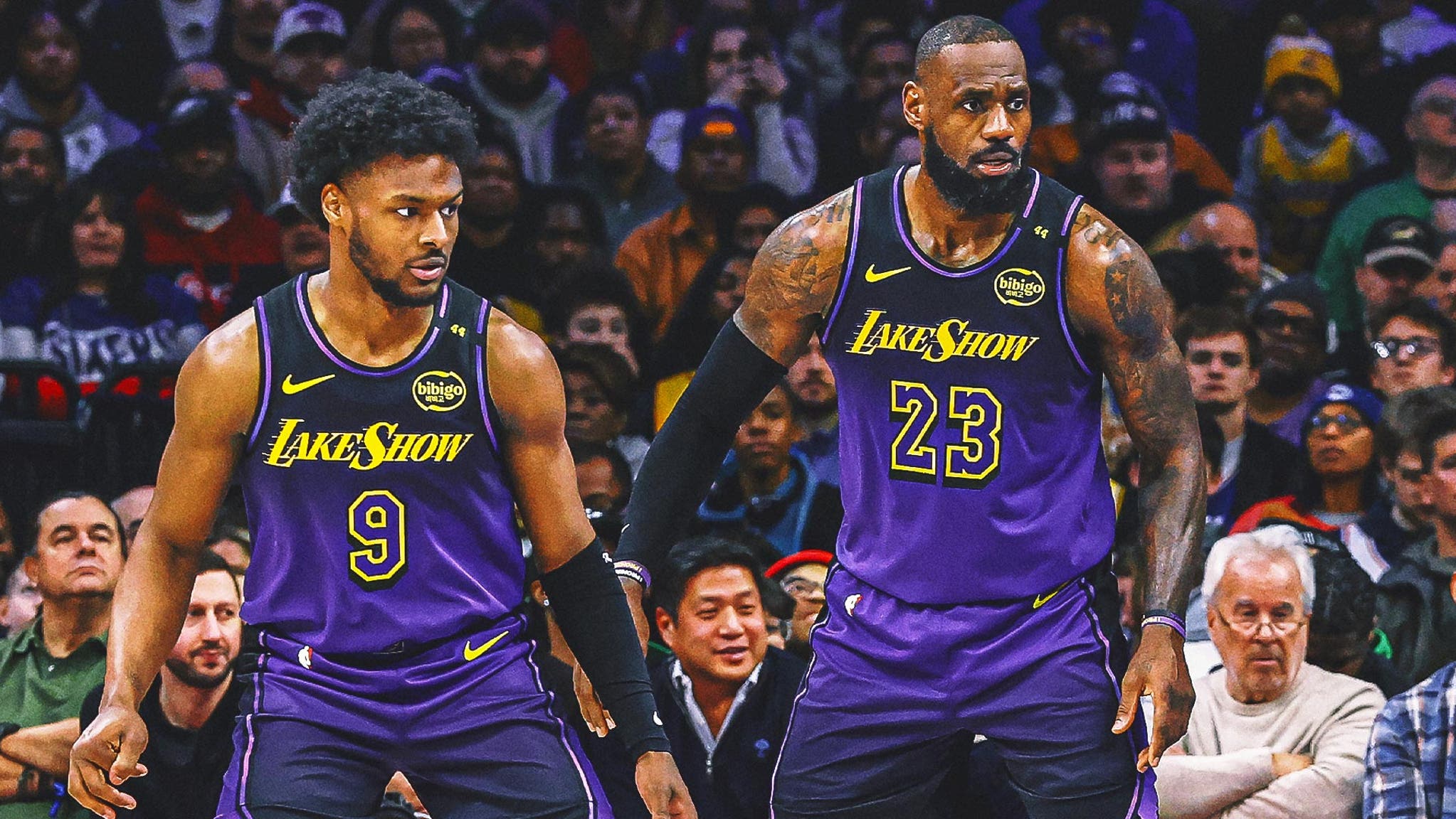 LeBron James Attends Son Bronny's NBA Summer League Game