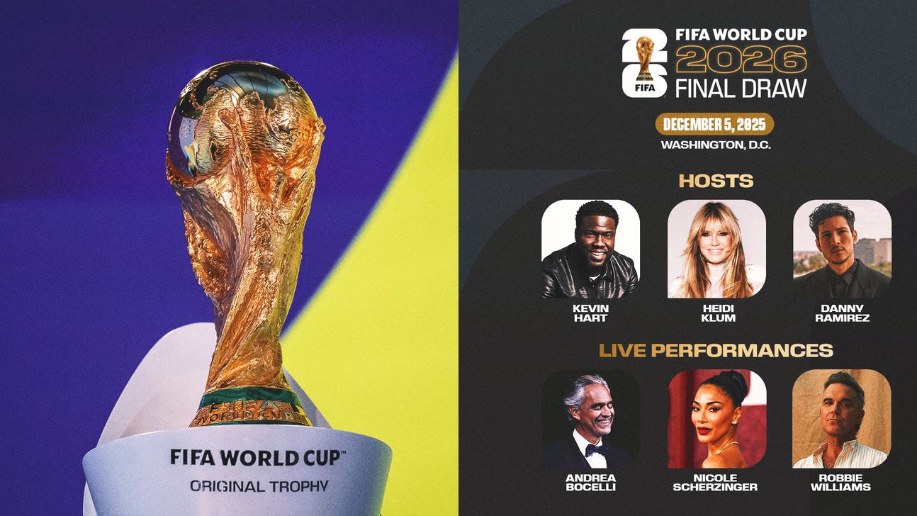 FIFA World Cup 2026 Draw to Feature Heidi Klum and Kevin Hart as Co-Hosts