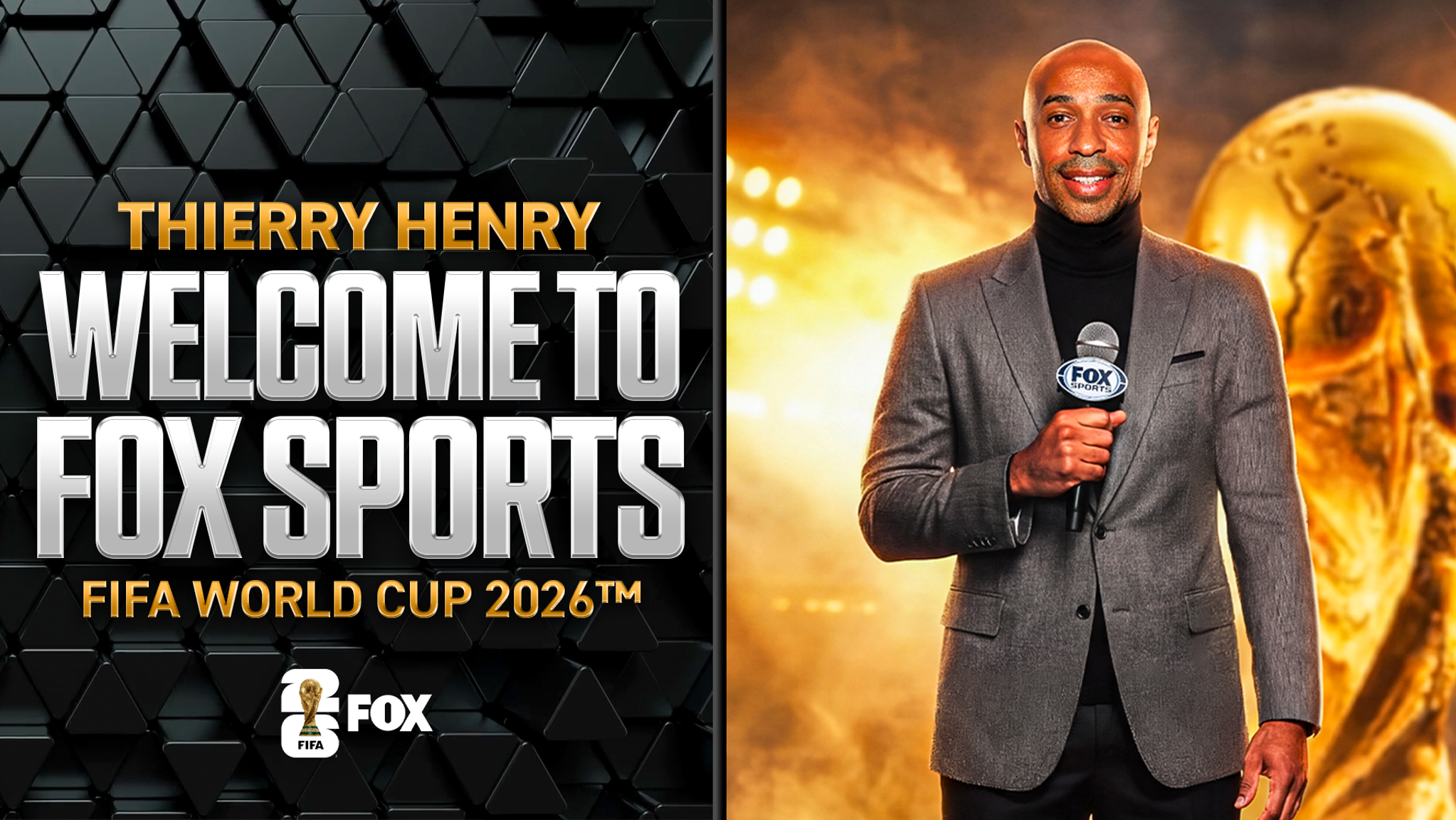 Soccer Icon Thierry Henry Joins FOX Sports as Analyst for 2026 FIFA World Cup