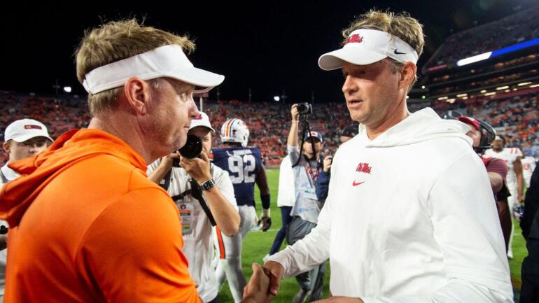 Lane Kiffin Critiques Hugh Freeze's Golf Skills Amid Auburn's Recruiting Challenges