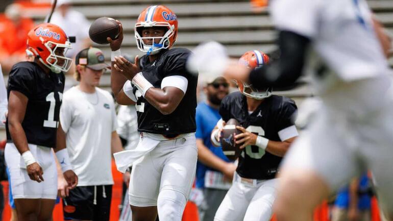 DJ Lagway's Comeback: Florida's QB Returns to Practice After Calf Injury