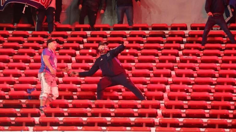 Spectators Injured Amid Chaos at Argentine Soccer Match as Stadium Goes Up in Flames