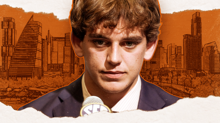 The Inescapable Spotlight of Arch Manning: Navigating Fame as Texas's Starting Quarterback