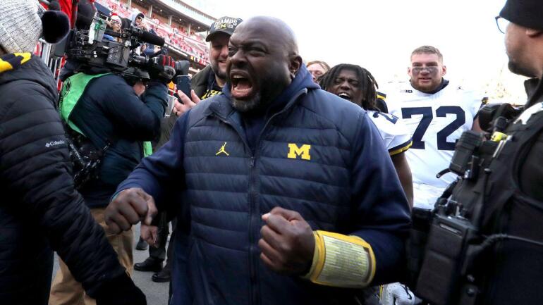 Michigan's RB Coach Takes a Shot at Ohio State Rivalry