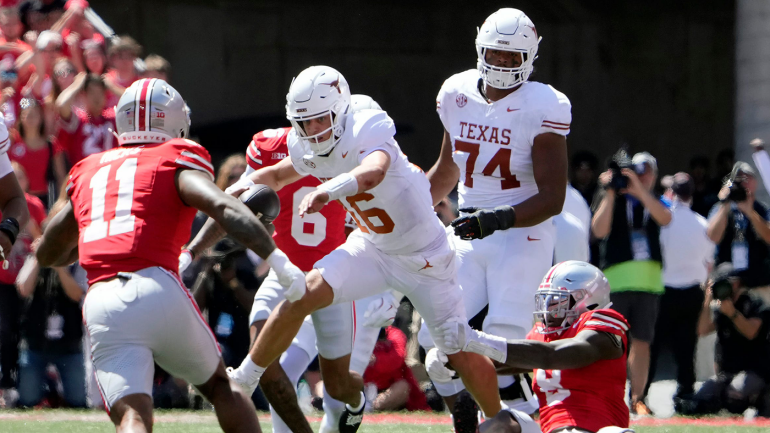 Evaluating Arch Manning's First Start as Texas QB: Inexperience on Display