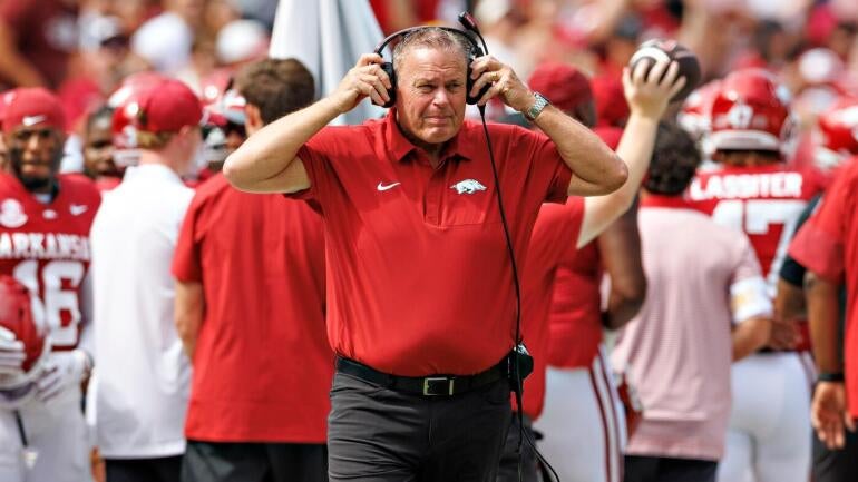 Watch: Arkansas Executes a Surprising Onside Kick After Hitting Alabama A&M Player