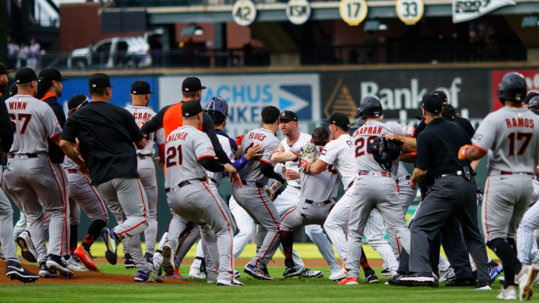 Giants and Rockies Clash in Benches-Clearing Brawl Following Devers' Admiration of Home Run