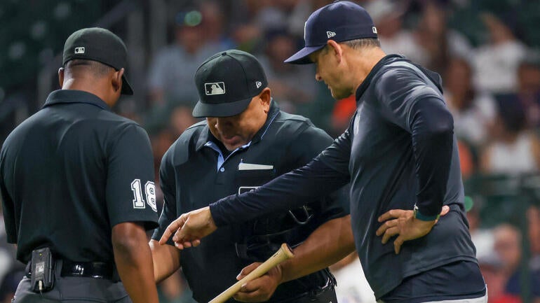 Umpires Confiscate Astros Player's Bat After Inquiry from Yankees Manager