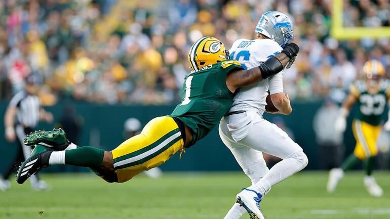 Micah Parsons Makes His Mark with First Sack for the Packers Against the Lions