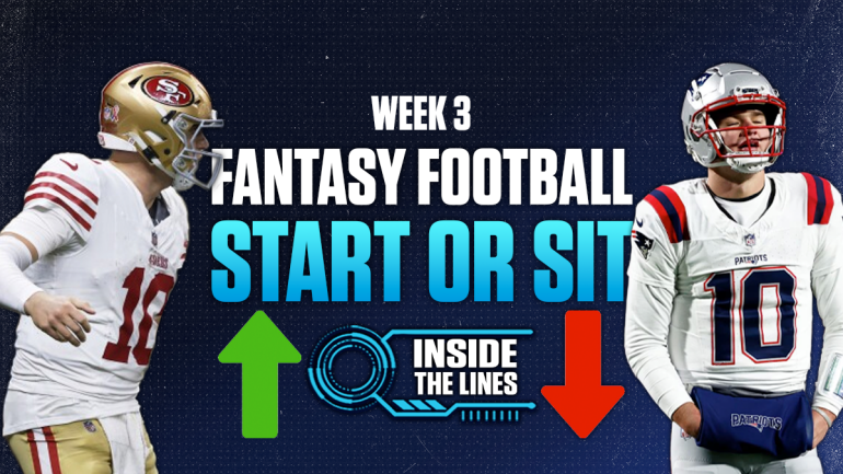 Week 3 Fantasy Football Insights: Choose Mac Jones Instead of Drake Maye, Terry McLaurin Over Tet McMillan