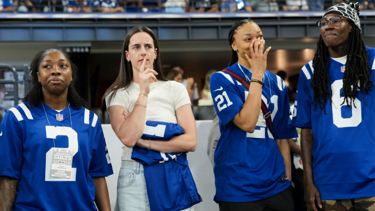 Caitlin Clark and Indiana Fever Recognized by Colts Before Victory over Raiders