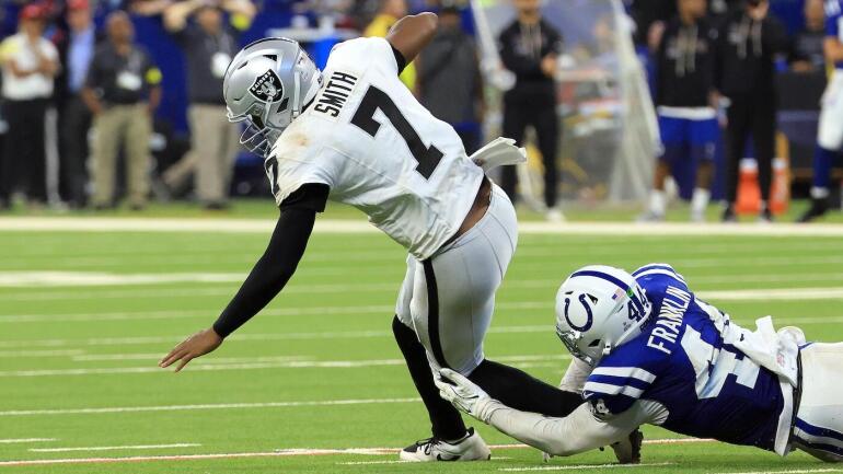 Geno Smith's Struggles Lead to Raider’s Disappointment in Week 5