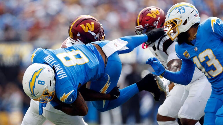 Omarion Hampton's Ankle Injury: Chargers' Rookie Running Back Exits Game Against Commanders