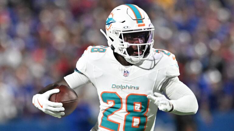 Week 7 NFL Anytime Touchdown Scorer Recommendations Featuring De'Von Achane
