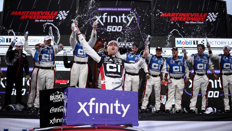 William Byron Clinches Championship 4 with Martinsville Victory