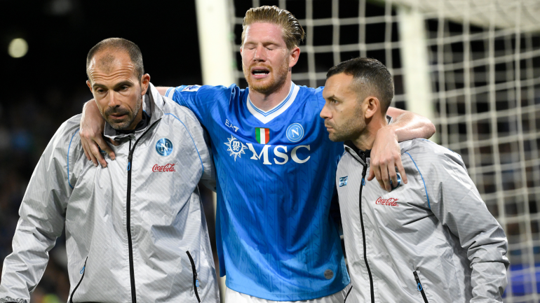 Kevin De Bruyne Faces Long Absence After Hamstring Injury Confirmed by Napoli