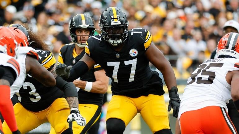 Steelers Left Tackle Broderick Jones to Miss Remainder of 2025 Season Due to Neck Injury
