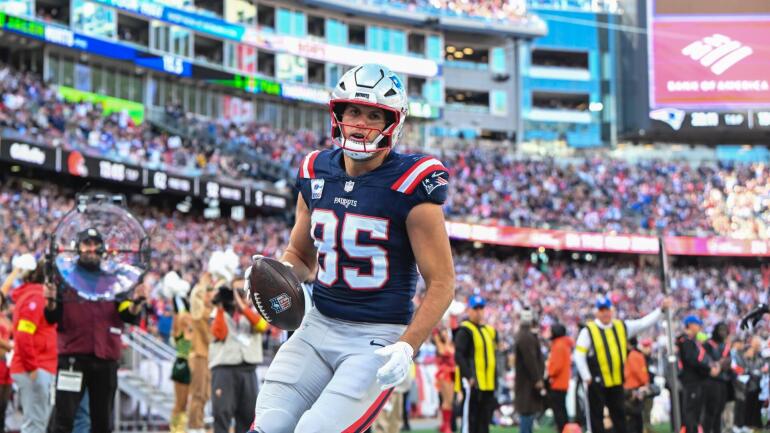 NFL Anytime Touchdown Scoring Odds for Patriots vs. Giants: Hunter Henry Highlighted