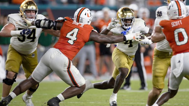College Football Playoff Odds Favor Notre Dame and Alabama Over Miami for At-Large Bids