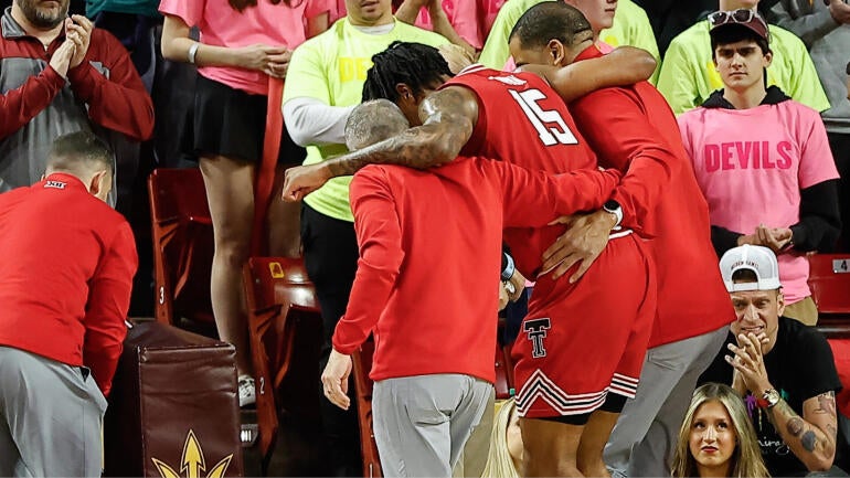 Texas Tech's JT Toppin Out for the Season After ACL Tear in Loss to Arizona State